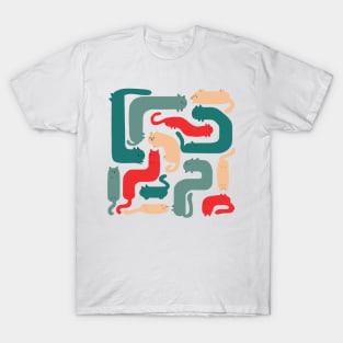 Squiggly Cats T-Shirt